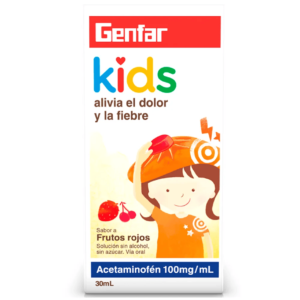 Acetaminofén Kids Gotas 100 mg (Genfar)